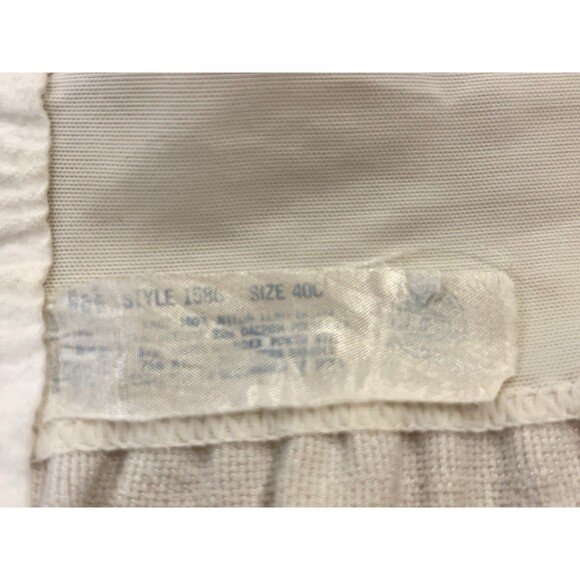 Goddess Bullet Bra Off White Lace Pinup Corset Sz 40C Style 1586 Vtg 1950's - Picture 9 of 12